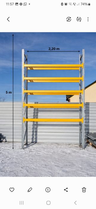 Rafturi metalice profesionale Reglabile 382x012