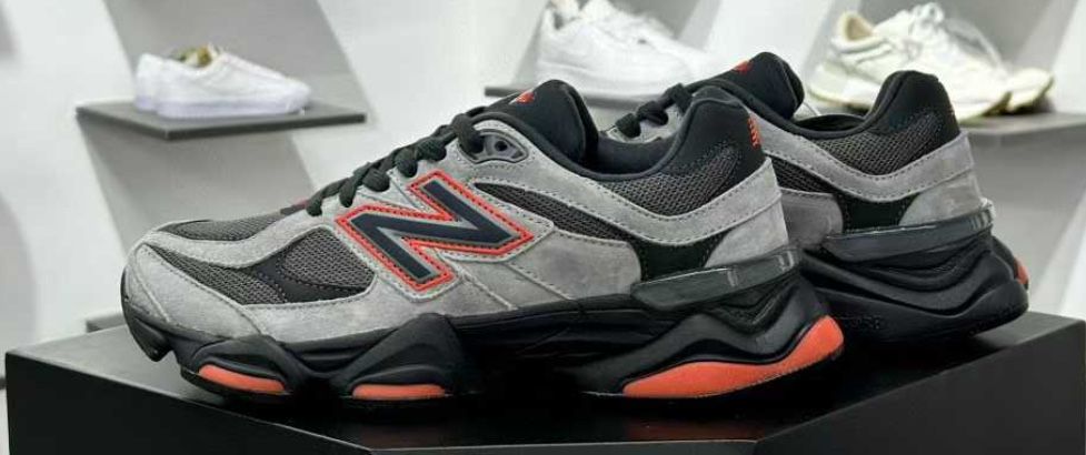 Нови мъжки маратонки New Balance 9060 черно сиво
