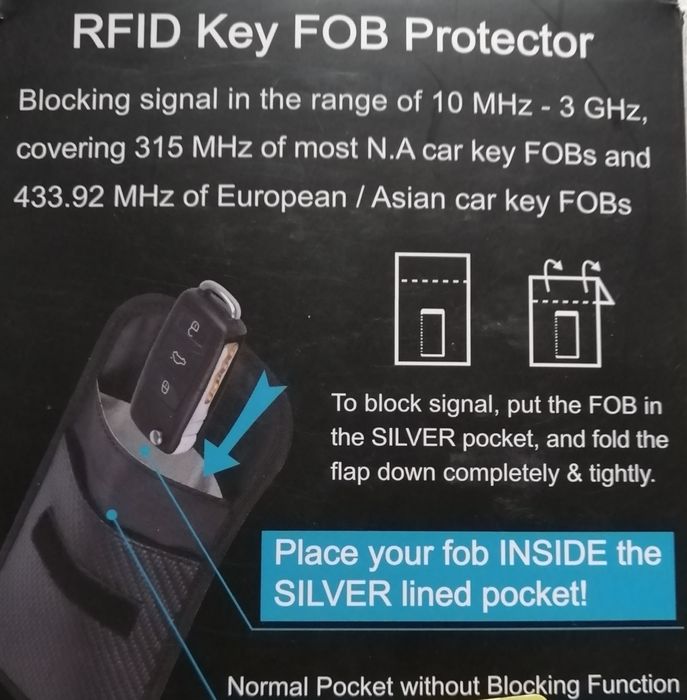 RFID калъф за ключ