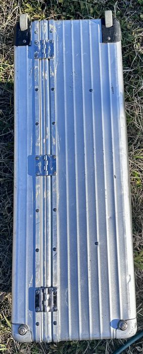troler metalic aluminiu rimowa anii 30 cu 2 chei