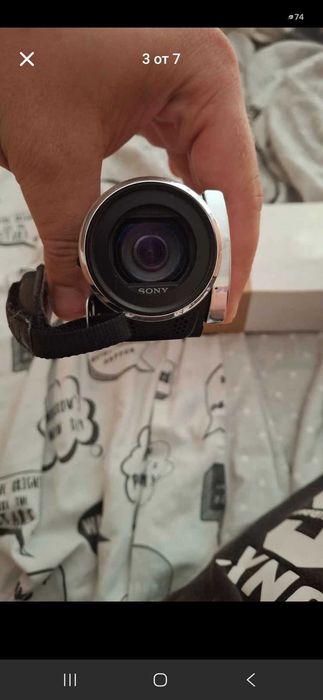 Camera sony hdr cx200 с fish eye lens