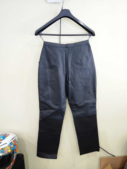 Дамски кожени мото панталони