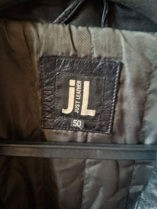 Кожаная мужская куртка