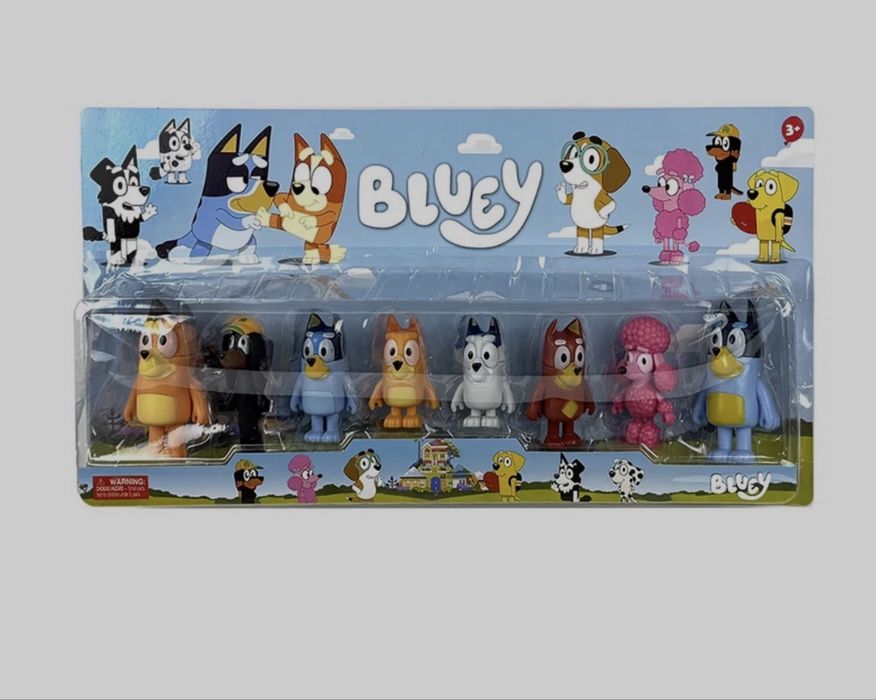 Figurine Bluey 8 personaje