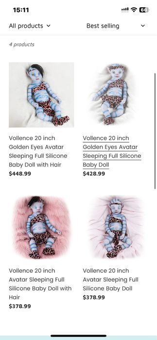 Реалистично силиконово бебе АВАТАР / колекционерско