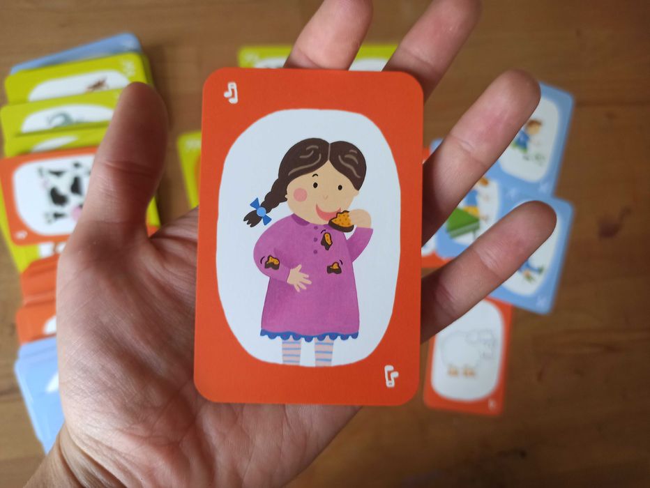 Настолна игра POUET! POUET! Игра с карти за малки деца