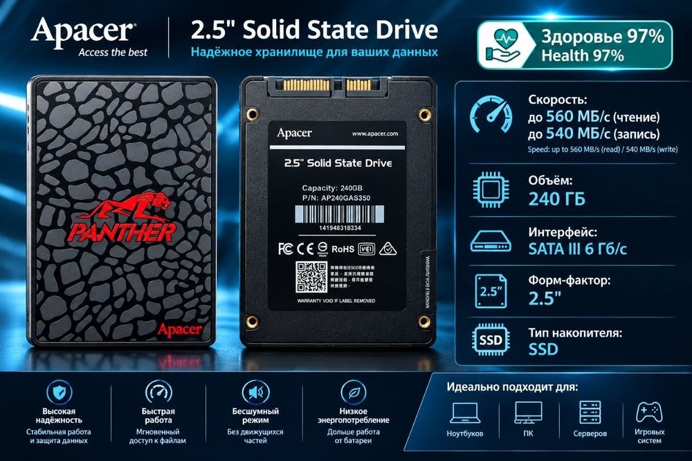 SSD (SATA и M.2)