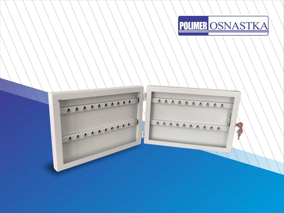 Металлический шкаф для ключей, на 40 ключей, 210х325х70 мм