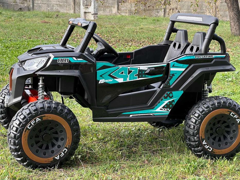 UTV electric pentru copii 2-8 ani,2 locuri 4x4 300W, 24V 8Ah, Premium