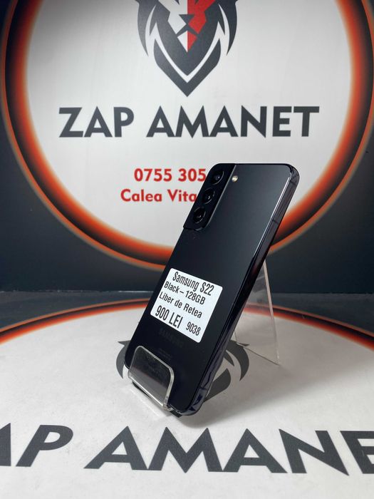 Zap Amanet Vitan - Samsung S22 5G - Black - 128Gb