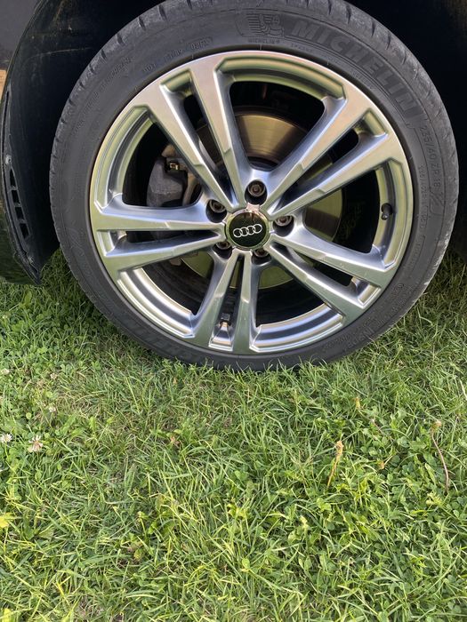 Jante aliaj Audi/Vag R18, 5x112, anvelope vara 235/40 R18 dot 0521