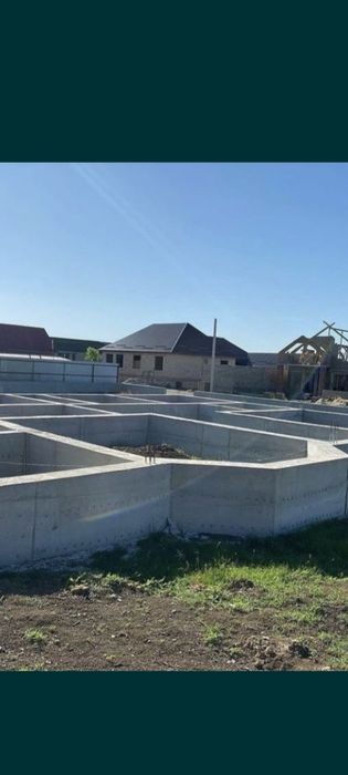 Заливка бетон фундамент