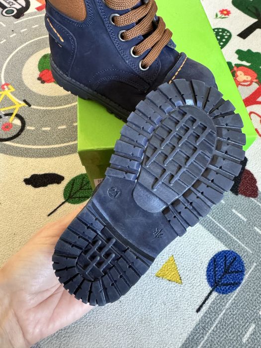 Бебешки боти естествена кожа 21 номер