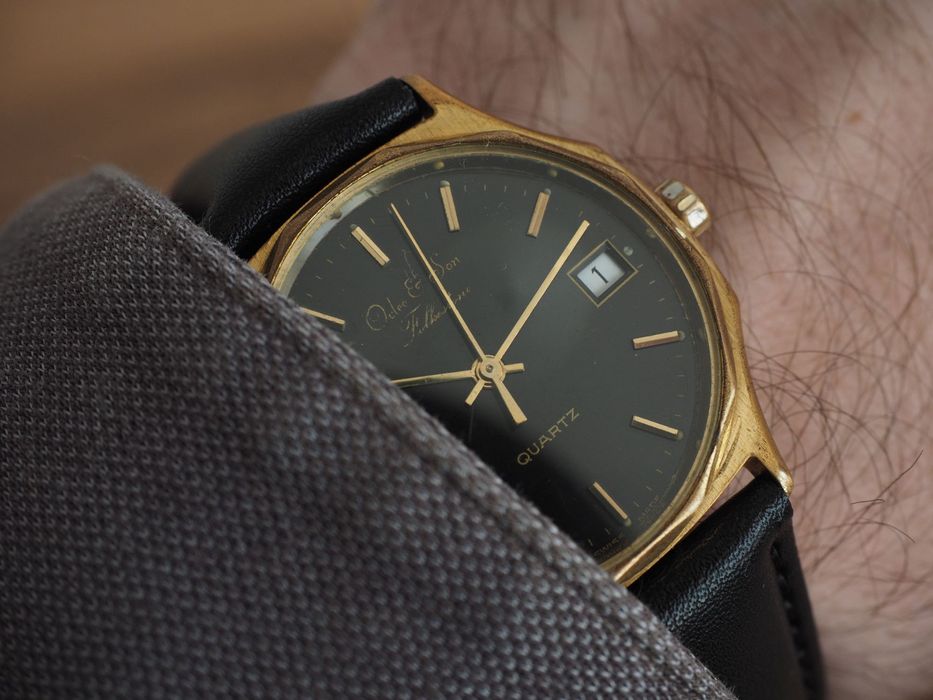 Ceas elvețian cu quartz din anii ’80 – Oclee & Son, retro