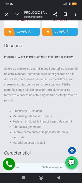 Saltea Prologic Crap