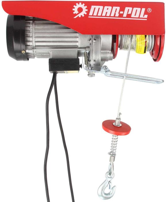 Електрическа въжена лебедка 400/800кг 12м 1300W Mar-Pol