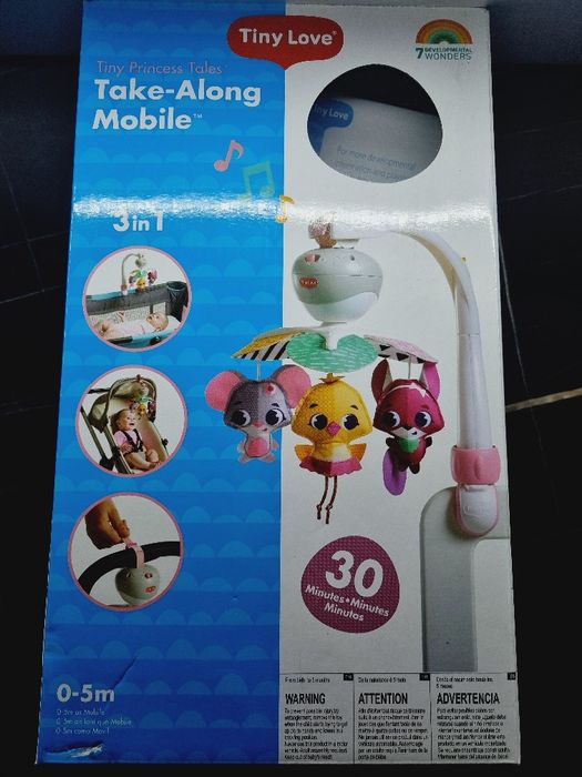 Бебешка въртележка за креватче tiny love