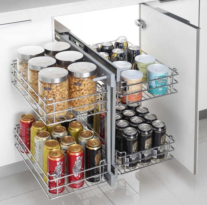 Механизъм с плавно прибиране за сляп ъгъл 900 мм