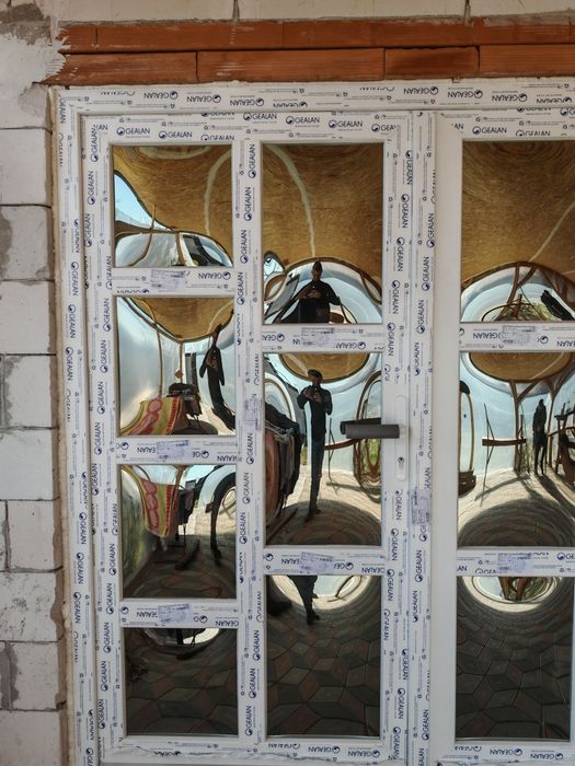 Uși pvc cu geam termopan