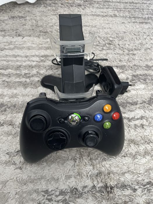 Kit Controler Xbox 360 maneta si statie incarcare