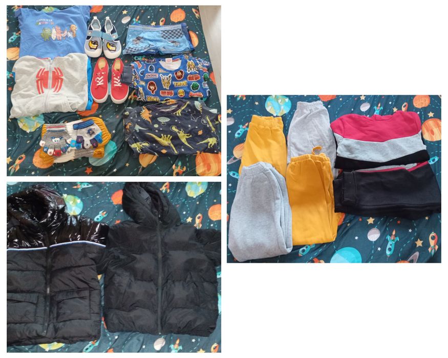 Дрехи за момче на символична цена размери 122-128см