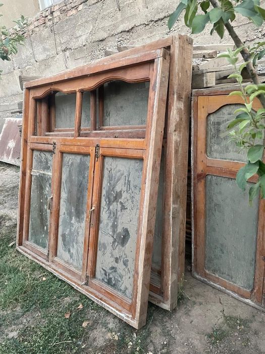 Окна деревянные б/у