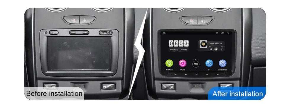 Navigatie Android Renault Dacia Logan Sandero Duster  Gb Waze + CAMERA