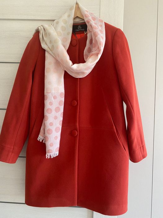 Драповое осеннее полупальто