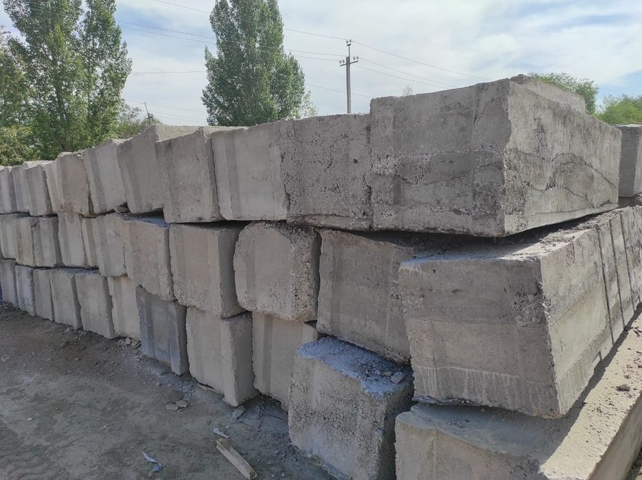 ФБС фундаментные блоки 4,5,6, плиты перекрытия
