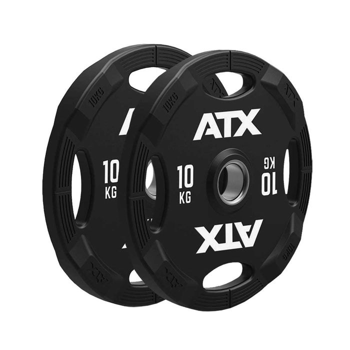 Комплект Олимпийска Щанга 127.5 кг - Сет Уретанови Дискове и Лост