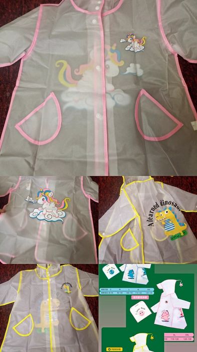 Дождевик для мальчика или девочки плащ для дождя ветровка