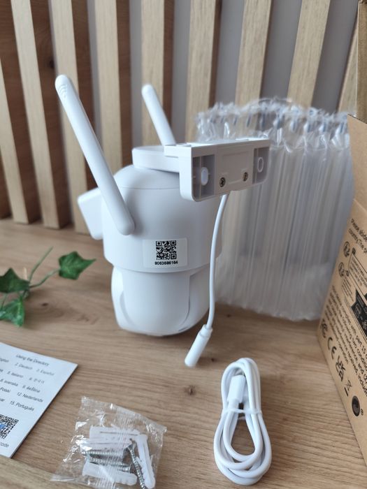 NOUA Camera supraveghere dubla WiFi FullHD cablu 3m