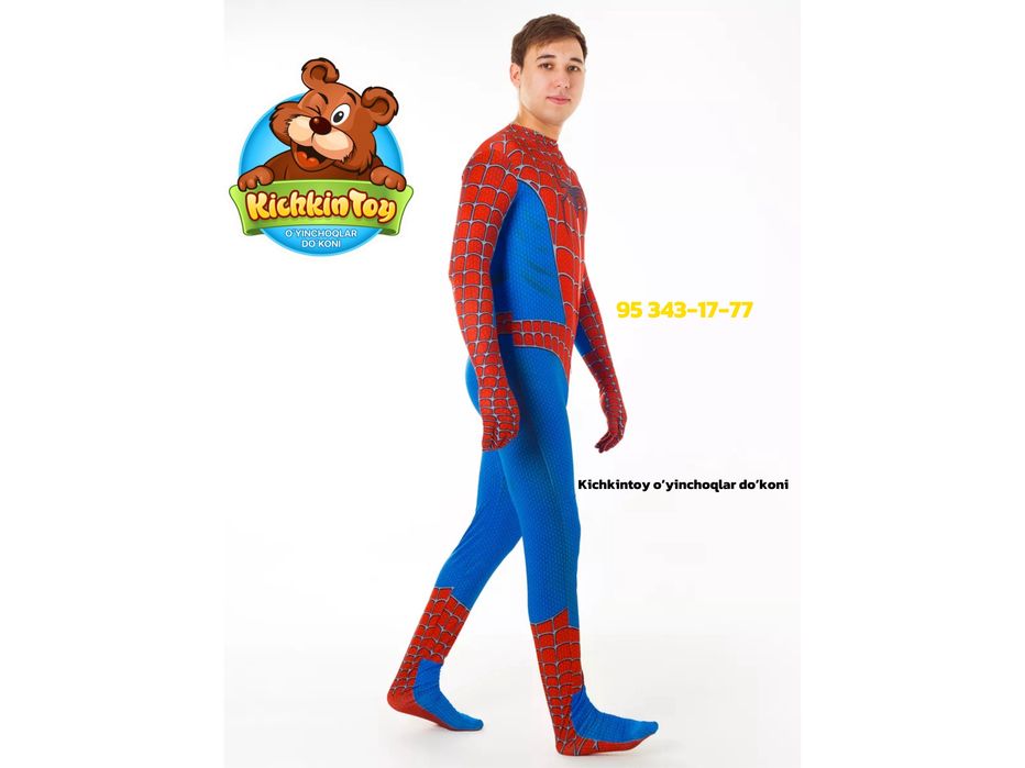 Человек паук костюм Спидер ман Spider man Pauk