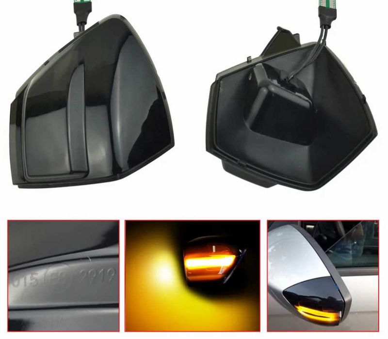 Динамични бягащи мигачи за огледалата за Форд Ford S-Max Kuga C-Max