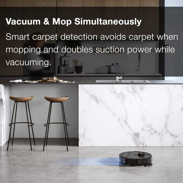 Mop robot cu AI live video Deebot Ecovacs Ozmo T8 AIVI. 66% REDUCERE
