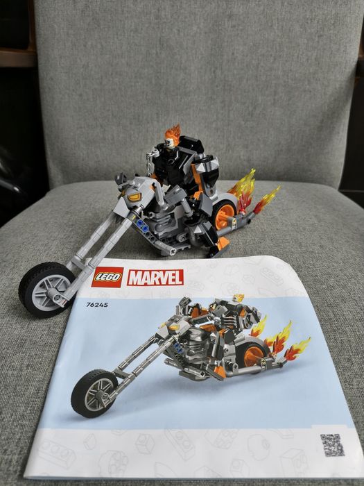 LEGO® Marvel - Robot si motoci Calaretul fantoma 76245, 264 piese 7+
