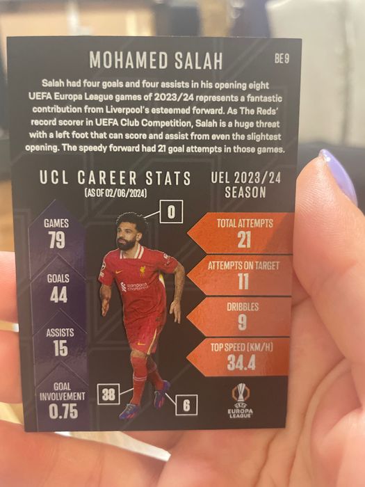 Match Attax 24/25 Mohamed Salah