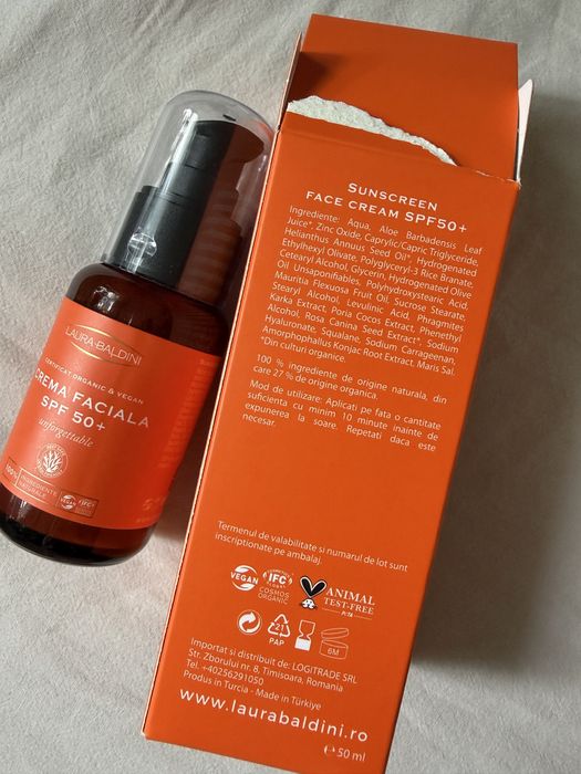 Laura Baldini Crema faciala minerala SPF50+