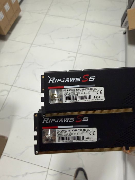Оперативная память 32GB DDR5 6400MHz CL32 16x2GB