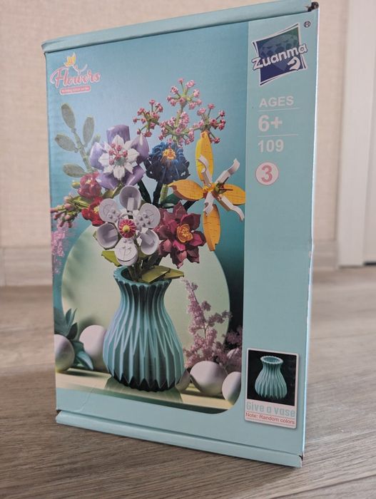 3д лего цветы,игрушка,подарок для девочек