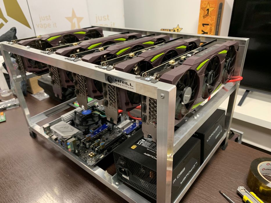 Продавам 3 броя Mining RIG-ове / копачки Nvidia RTX 3080