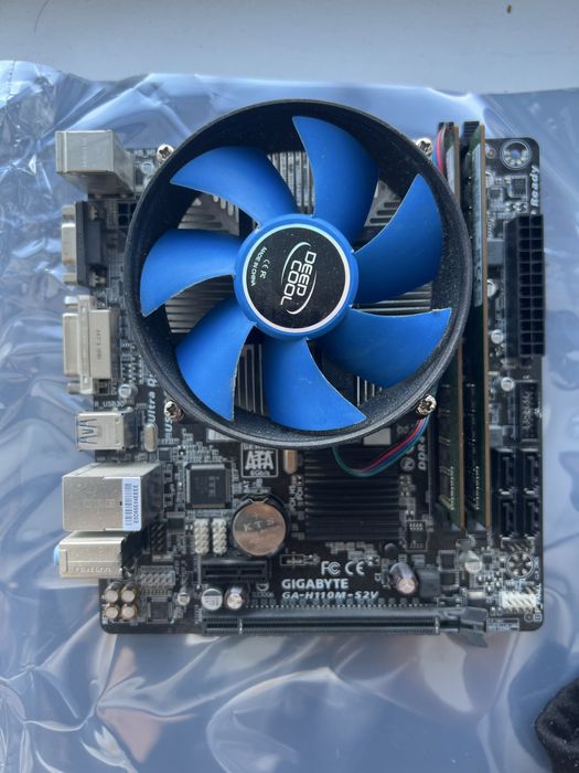 Продам проц с материнской платой