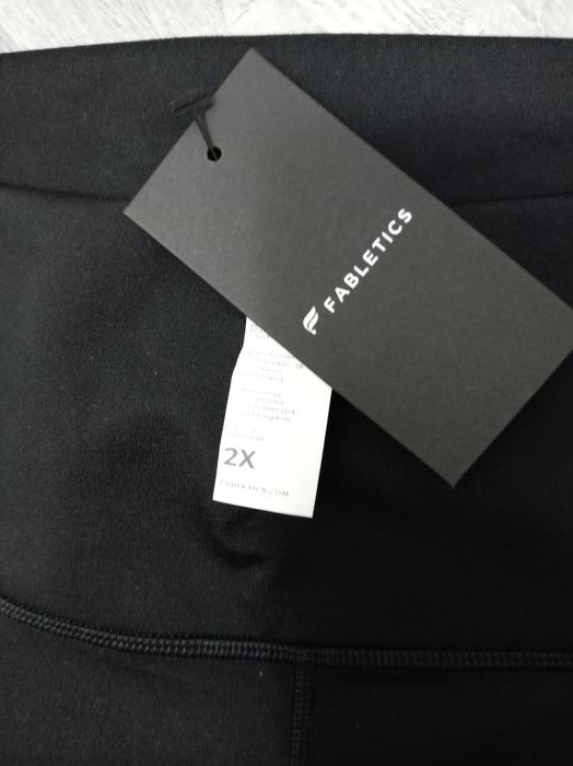 Colanți fitness, negru, mărime 2xl,lungime medie