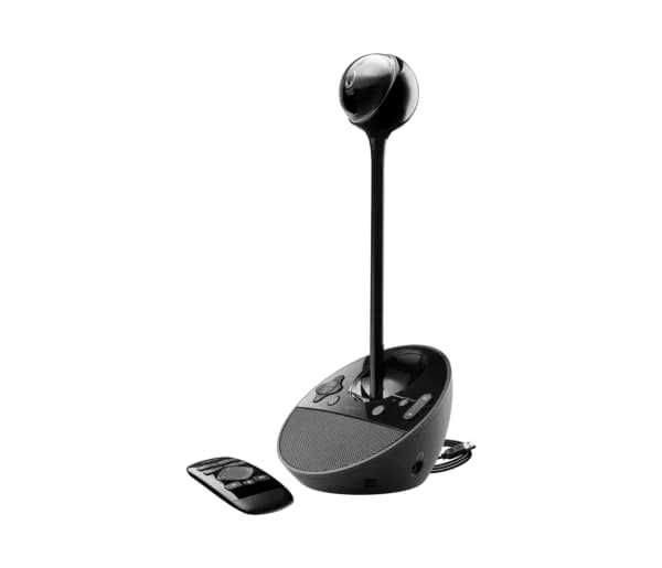 Camera videoconferinta Logitech BCC950 ConferenceCam, Full HD, telecomanda, boxe, microfon; noua, utilizabila la scoala,cursuri,meditatii online,Skype