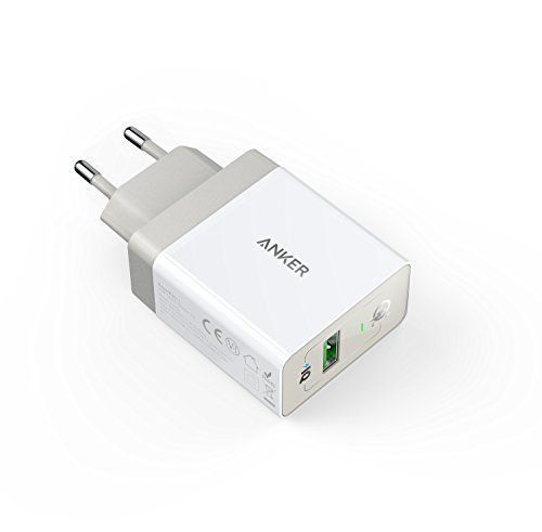 Anker PowerPort + 1, 18 W USB зарядно за стена, с Quick Charge 3.0