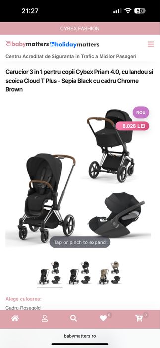 Cybex priam in stare foarte buna