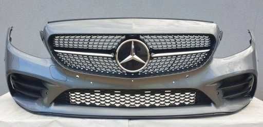 Mercedes C class W205 bara fata amg grila crom diamond schelet