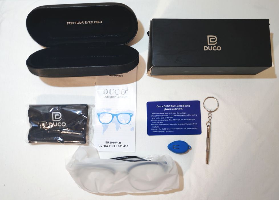 Ochelari DUCO protecție ecrane, anti lumină albastră, anti-reflexie