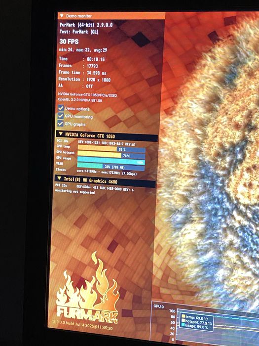 Видеокарта  “ASUS”GTX 1050 2GB