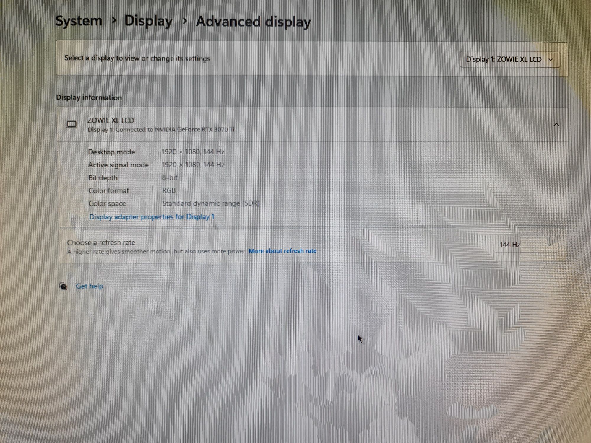 Monitor gaming Benq 24 144hz 1ms e-sport Constanta • OLX.ro